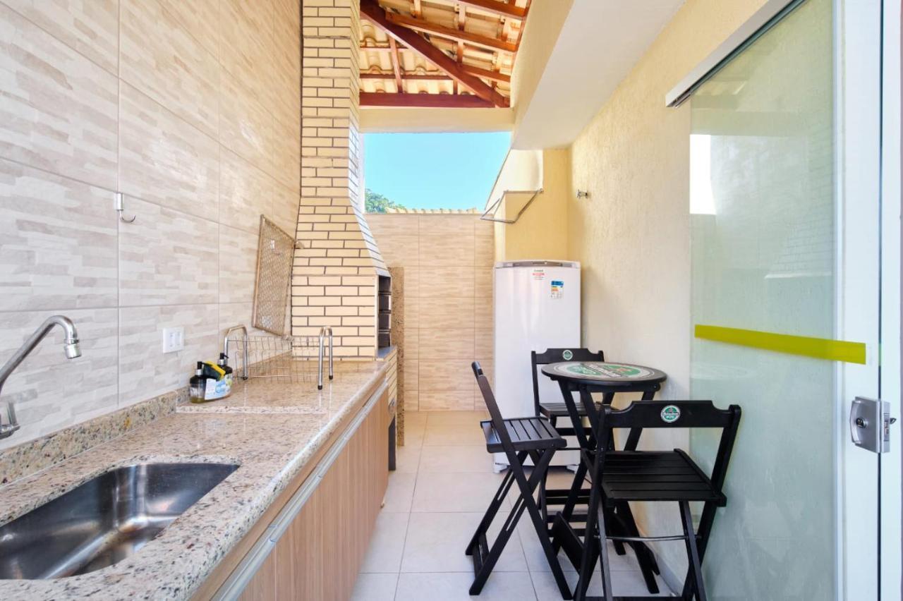 Apartamento Bem Equipado Com Ar Condicionado E Churrasqueira A 100 Metros Da Praia - 02 Dormitorios - Edificio Agua Viva อูบาตูบา ภายนอก รูปภาพ